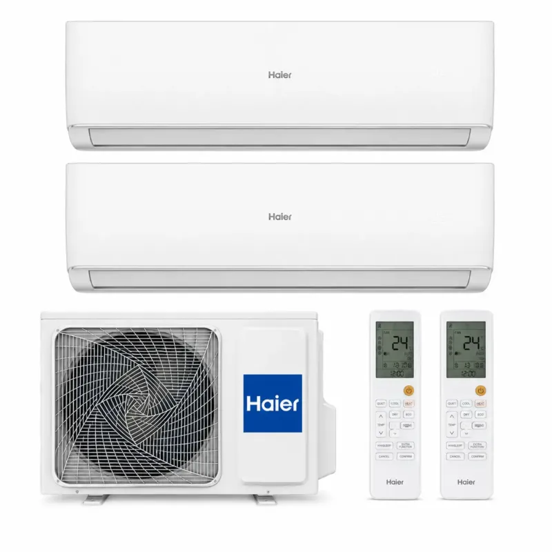 Offerta Haier Dual Split KIT H2U18MAAOUT + 2x AS35SBBHRA-MW Climatizzatore Inverter WiFi 12000+12000 BTU A++