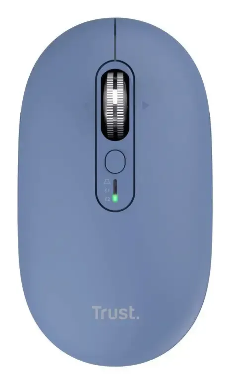 Esclusivo Trust Seron Slim Multi mouse Ufficio Ambidestro RF senza fili + Bluetooth Ottico 3200 DPI