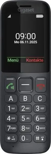 Subito Disponibile Gigaset Comfort 600 SIM 6,1 cm (2.4") 118 g Nero, Grigio