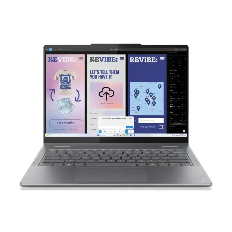 Lenovo Yoga 7 2-in-1 14ILL10 Copilot+ PC Intel Core Ultra 5 226V Ibrido (2 in 1) 35,6 cm (14") Touch screen WUXGA 16 GB 512 GB SSD Wi-Fi 7 (802.11be) Windows 11 Home Italiano Grigio Ultime Pezzi