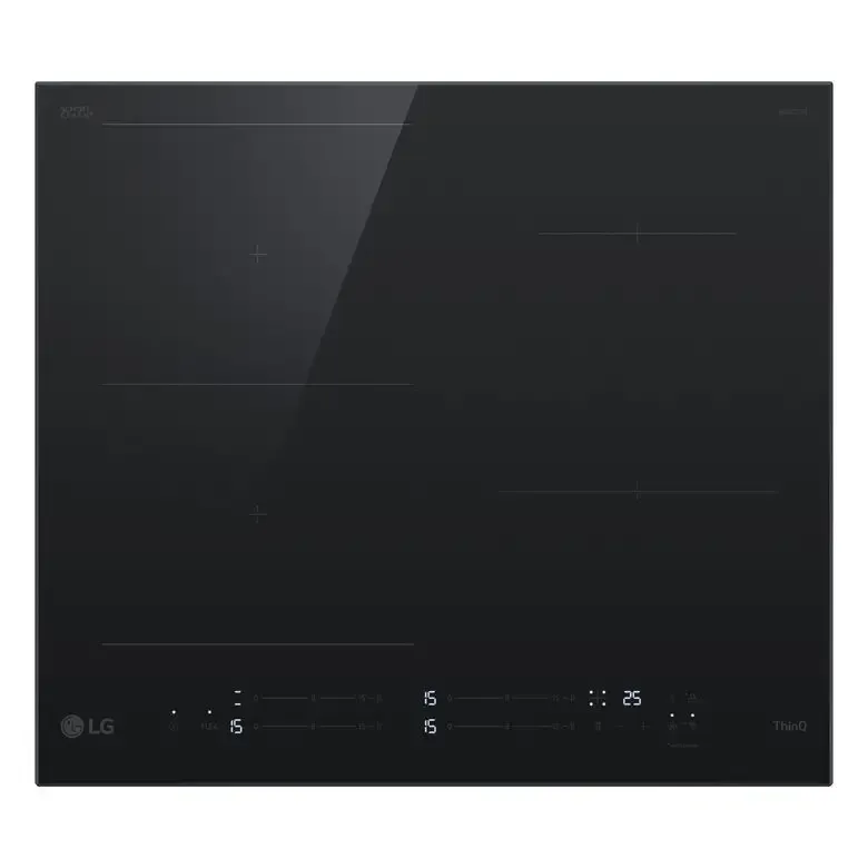 Ultima Occasione LG CBIZ2435B Piano cottura induzione 60cm, 7,4kW con limitatore, 4 zone, 1 flex, Wi-Fi
