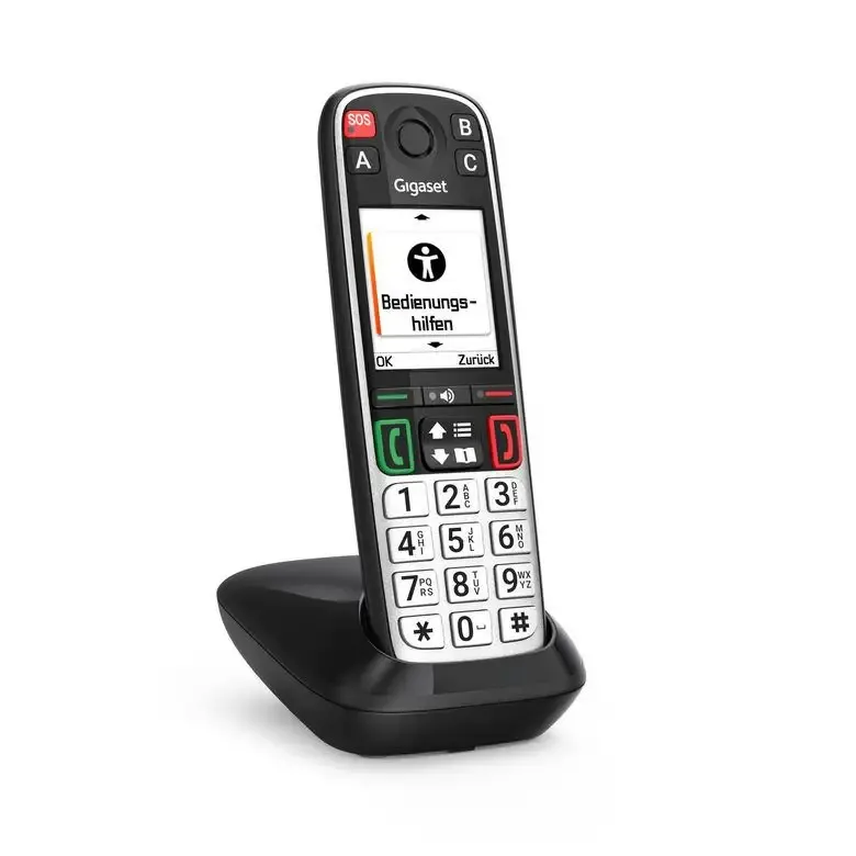 Promozione Gigaset EASY 500 Telefono analogico/DECT Identificatore di chiamata Nero, Argento