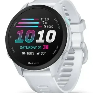 Garmin Forerunner 70 3,05 cm (1.2") AMOLED 30 mm Digitale 390 x 390 Pixel Touch screen Bianco GPS (satellitare) Ultime Pezzi