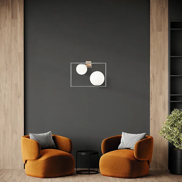Buble applique minimal 2 luci Prezzo Conveniente