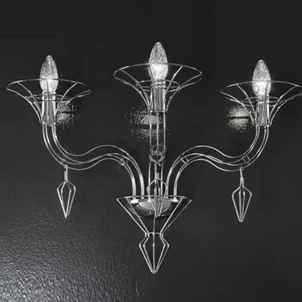 Ultime Pezzi Dedalo applique 3 luci stile veneziano