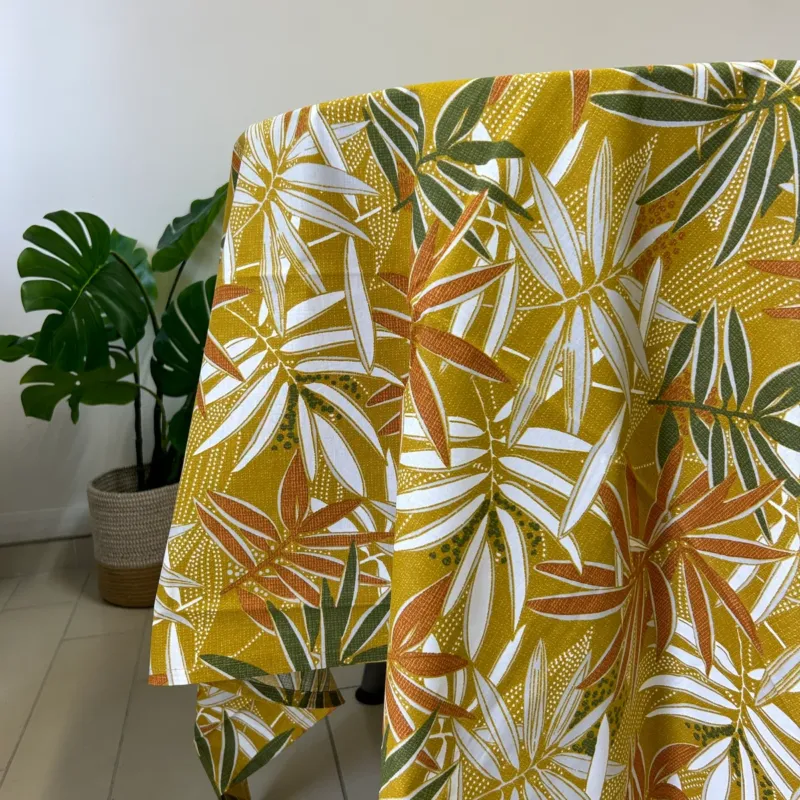 Tovaglia x4 (104x150) TROPICAL SENAPE by Mondo Biancheria Prezzo Basso