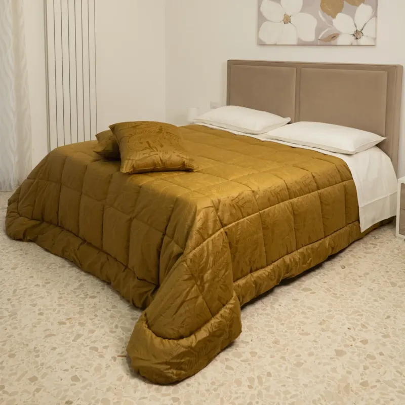 Sconto Trapunta In Velluto Jacquard Jungle by Linea Oro