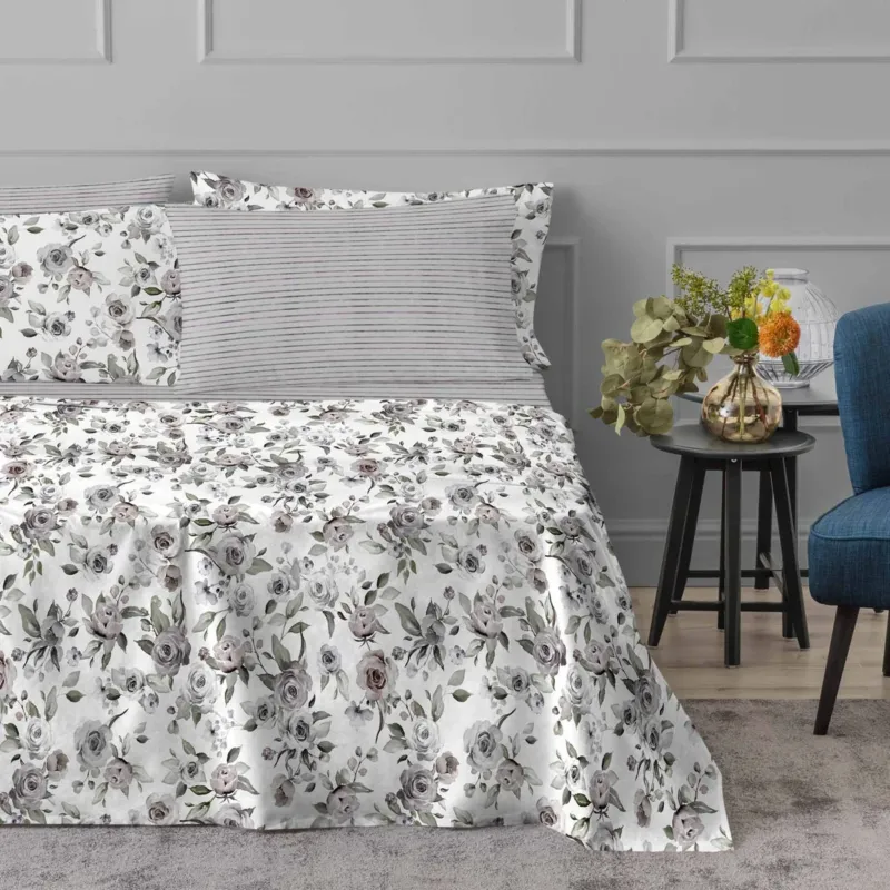 Consegna Rapida Completo Letto In Flanella ROSALIA by Linea Oro