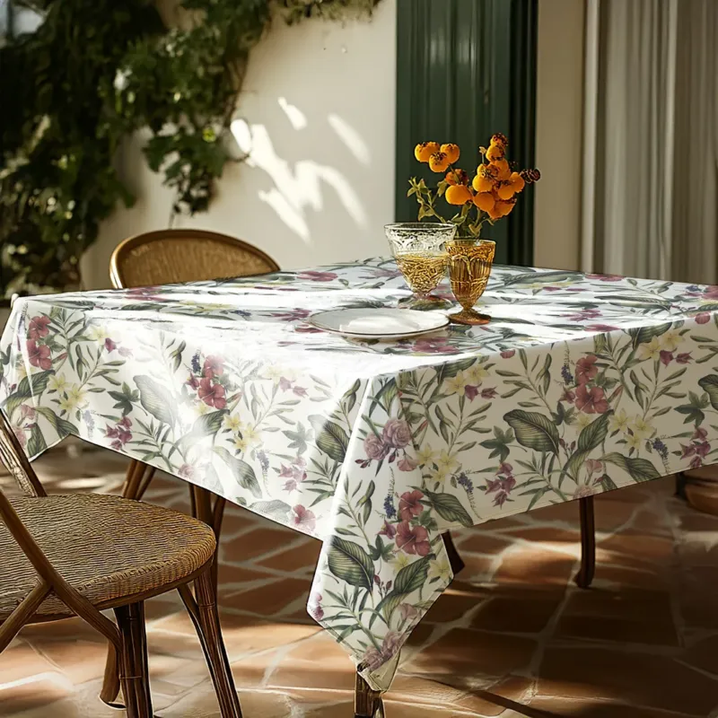 Promo Stagionale Tovaglia Antimacchia GARDEN x12 posti by Vingi