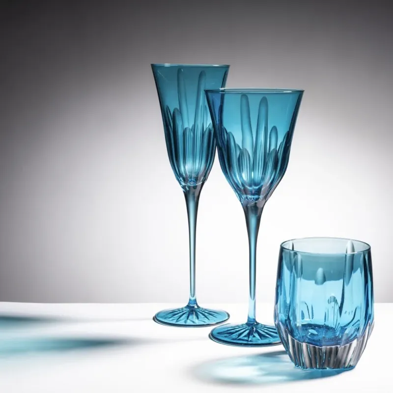 Bestseller Set 2 Tumbler + Calici + Flute GEM ZAFFIRO - Weissestal