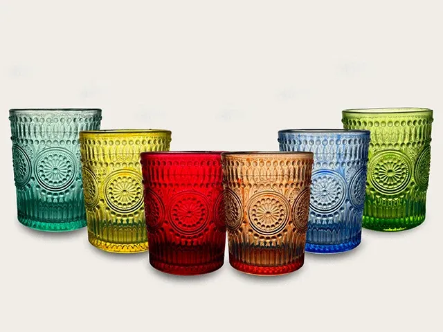 Set 6 Bicchieri IMPERIAL Colori Assortiti - Arca Popolare