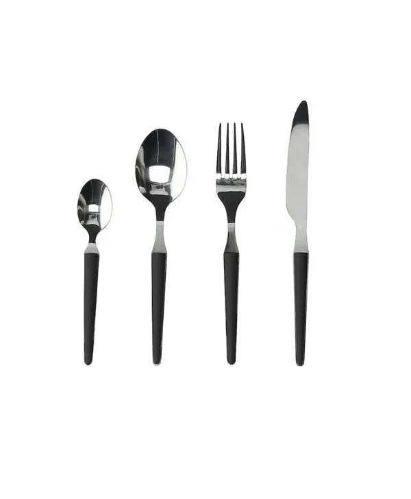 Servizio 24 Posate Zen NeroAcciaio Nero by Tognana Offerta Speciale