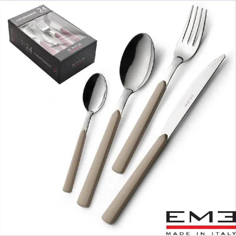 Soddisfatti O Rimborsati Set Posate 24 Pezzi COLORANDIA in acciaio inox - Eme