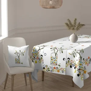 Offerta Speciale Copritavola x6/12 Runner Cuscino POSITANO D.1 by Vingi