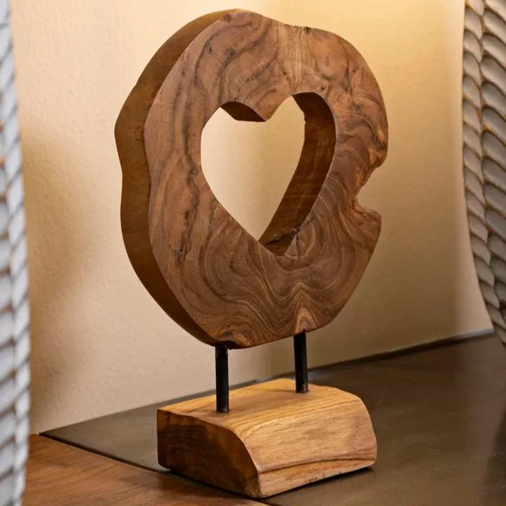 SCULTURA HASI CM 20X10X28 IN TEAK RIC. (PEZZI UNICI - NON RIP. IN SERIE) - FERRETTI Direttamente Dal Produttore
