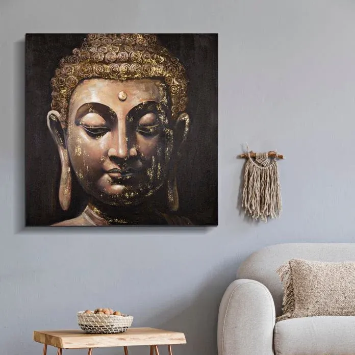 DIPINTO SU TELA BUDDHA -B- FERRETTI Occasione Imperdibile
