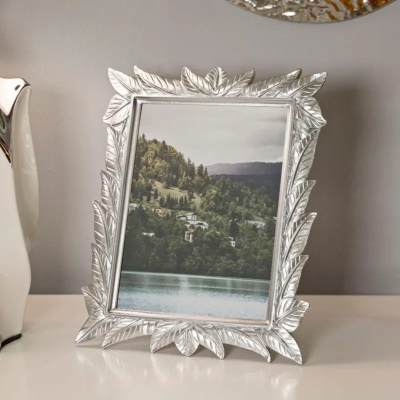 Occasione Imperdibile CORNICE LEAVY SILVER CM 21,2X1,7X26,8 - FERRETTI