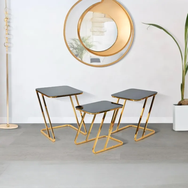 TAVOLINETTI SIMPLE SET 3PZ - FERRETTI Esclusivo