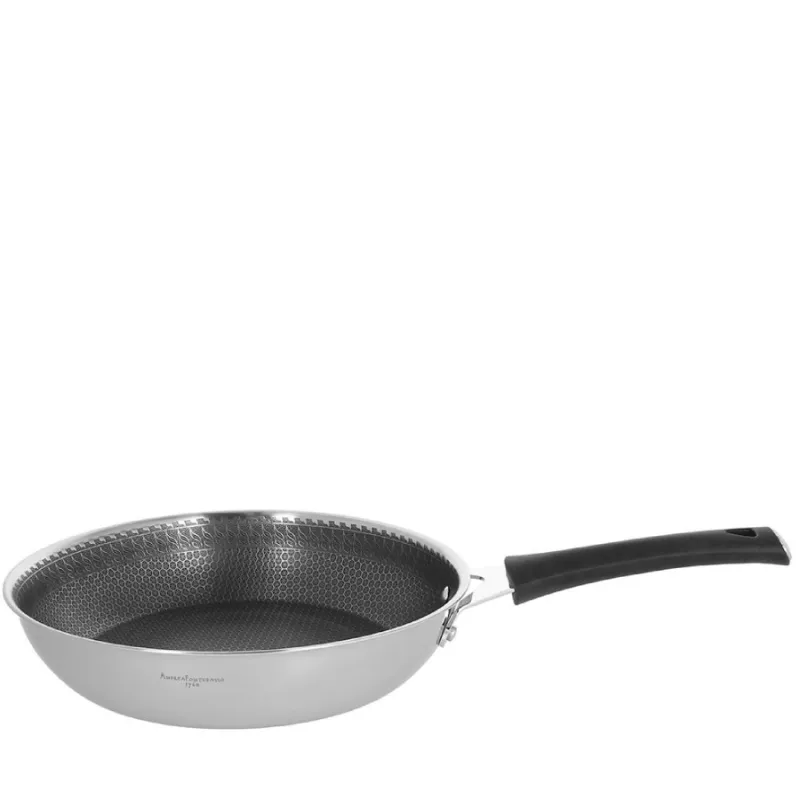 Esclusivo TOGNANA Padella grigia a un manico in acciaio inox – ⌀ 28 cm