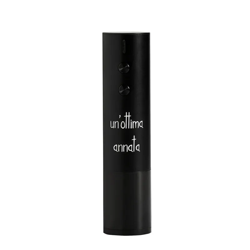 SIMPLE DAY Apribottiglie elettrico “Un’ottima annata” – ⌀ 4,5 x h 19,5 cm Professionale