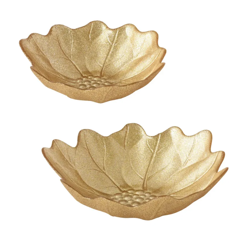 EASY LIFE Set natalizio 2 ciotole in vetro “Stella di Natale White Elegance” – ⌀ 16/21 cm Offerta Speciale