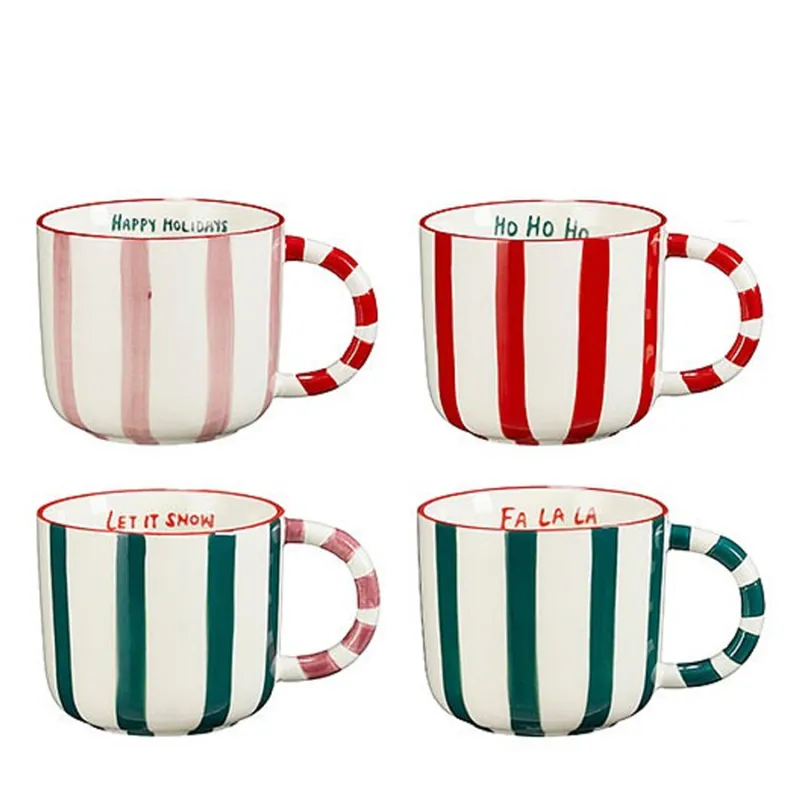 Compra Oggi Stesso EDELMAN Mug a righe assortita – ⌀ 9 x h 7,5 cm