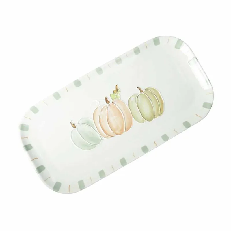 Prezzo Di Fabbrica BRANDANI Vassoio stoneware “Zucche” – 35 x 18 cm