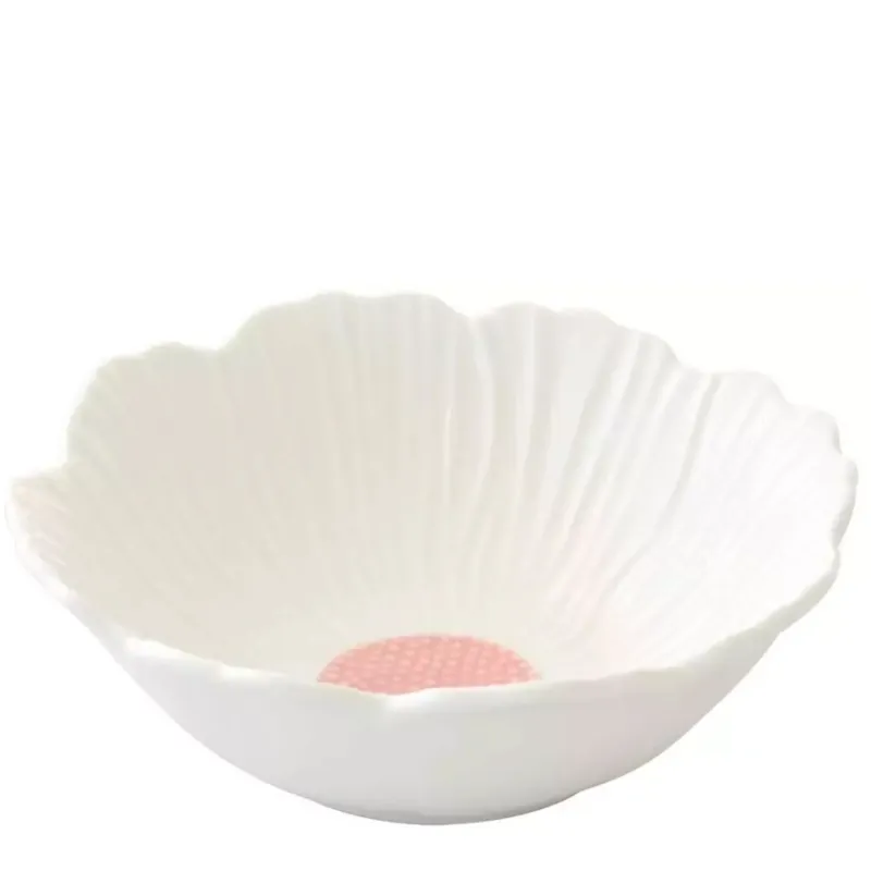 EASY LIFE Ciotola fiore in porcellana “Twist & Match Aquamarine-Pink” – ⌀ 18 cm Reso Gratuito